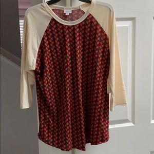 LuLaRoe women’s 3/4 sleeve blouse